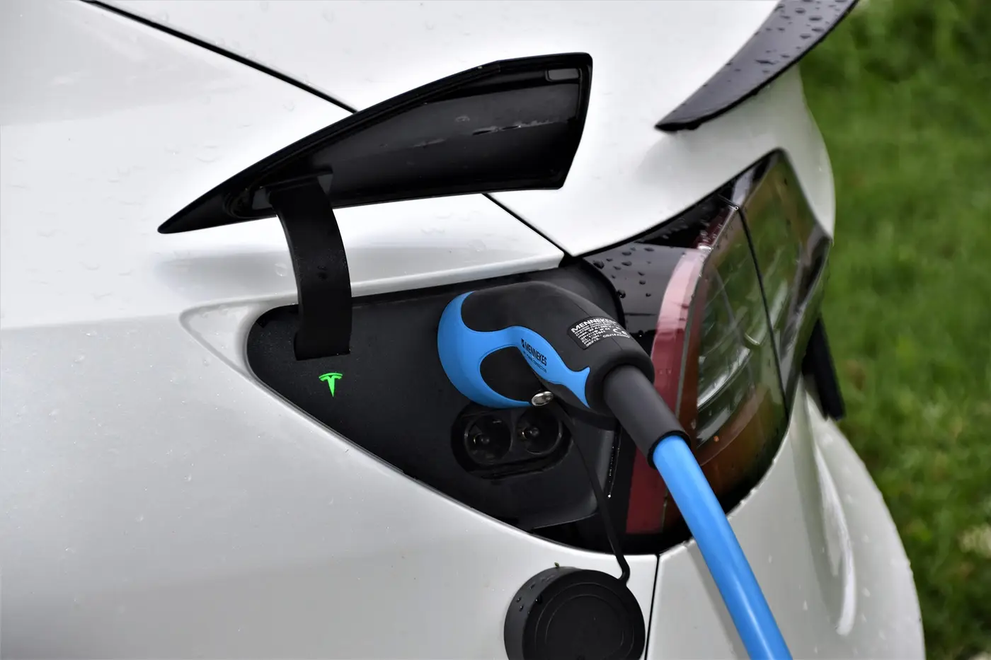 Electric Vehicle at Bowydd Garage Blaenau Ffestiniog